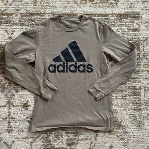 Green Adidas Logo Sleave Tee